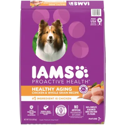 IAMS Proactive Health Healthy Aging with Real Chicken Senior Dry Dog Food