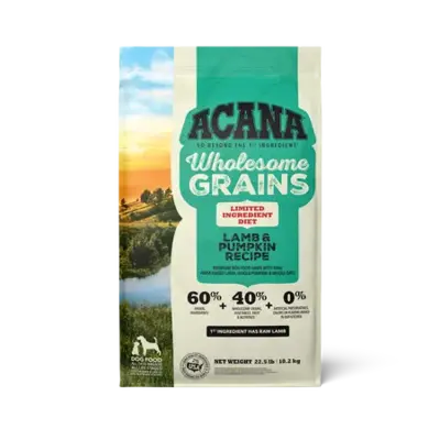 Wholesome Grains Lamb & Pumpkin Recipe Limited Ingredient Diet