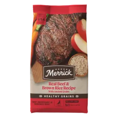 Healthy Grains Real Beef & Brown Rice Dry Dog Food