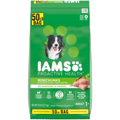 IAMS Proactive Health Adult MiniChunks Chicken & Whole Grain Recipe Dry Dog Food