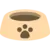 Dog bowl icon