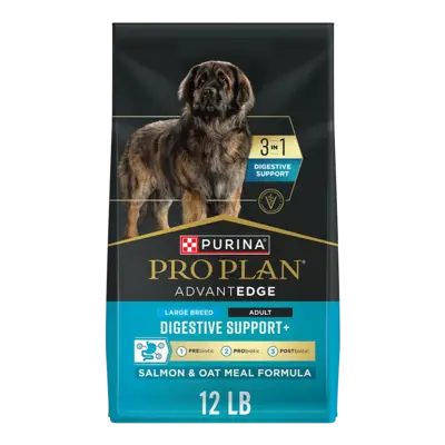 Pro Plan AdvantEDGE Large Breed Adult Digestive Support+ Salmon & Oat Meal Formula Dry Dog Food