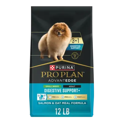 Pro Plan AdvantEDGE Small Breed Adult Digestive Support+ Salmon & Oat Meal Formula Dry Dog Food
