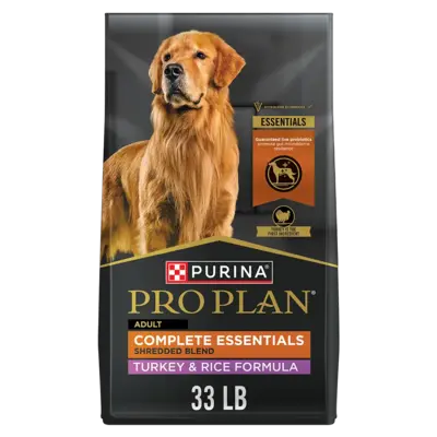 Pro Plan Adult Complete Essentials Shredded Blend Turkey & Rice with Probiotics Dry Dog Food